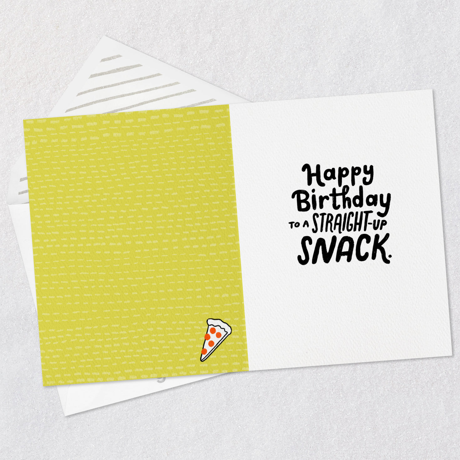 You're a Straight-Up Snack Funny Birthday Card, , large image number 3