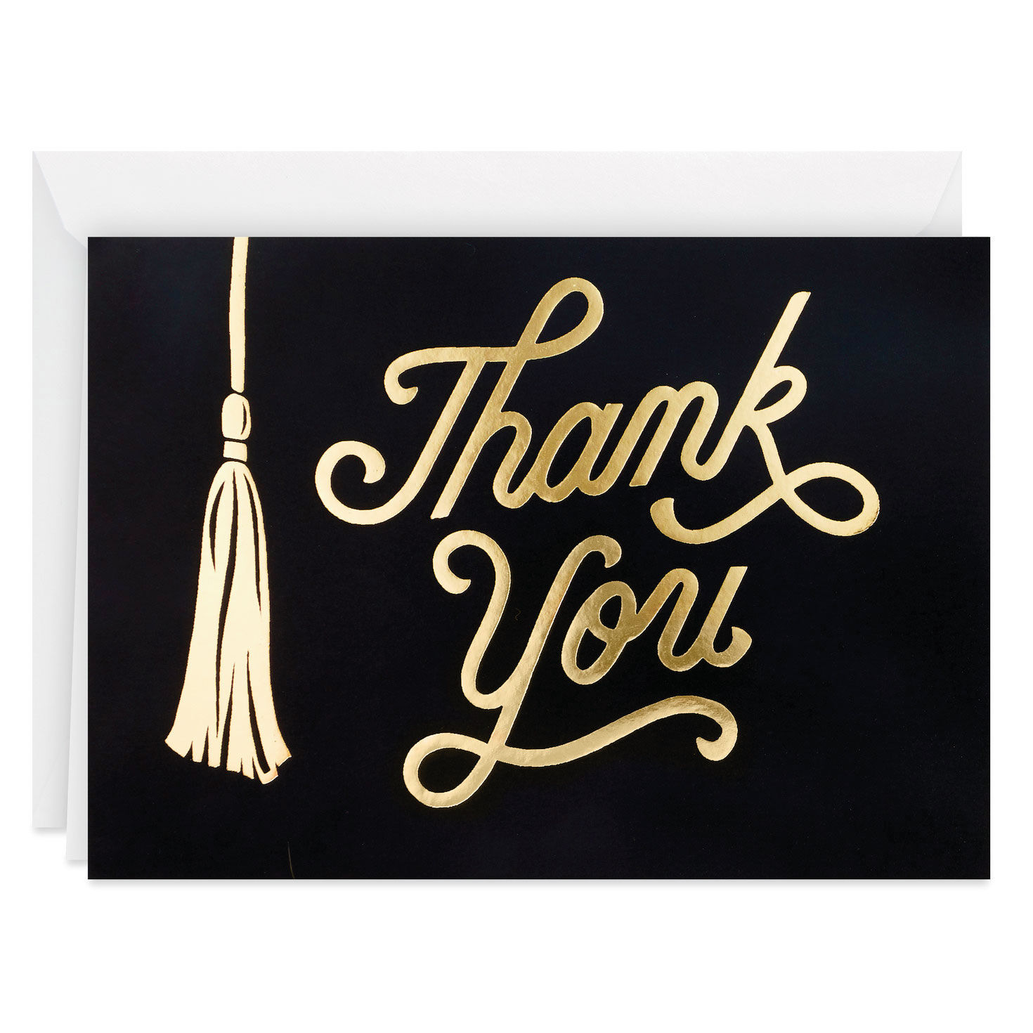 Black and Gold Tassel Blank Graduation Thank-You Notes, Pack of 40 for only USD 11.99 | Hallmark
