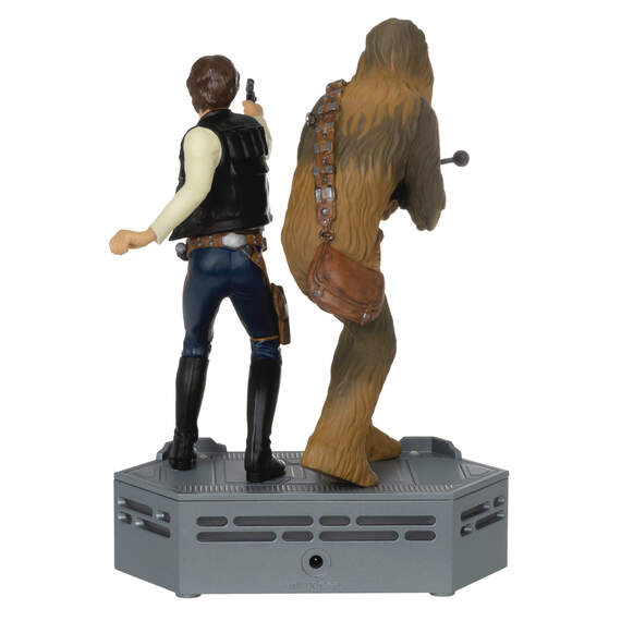 Star Wars: A New Hope™ Collection Han Solo™ and Chewbacca™ Ornament With Light and Sound, , large image number 6