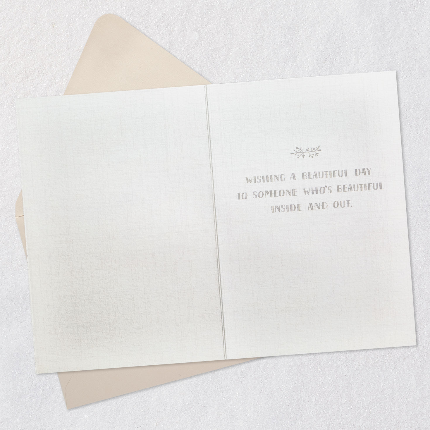 Beautiful Mom Mother's Day Card Open card with envelope image number 3