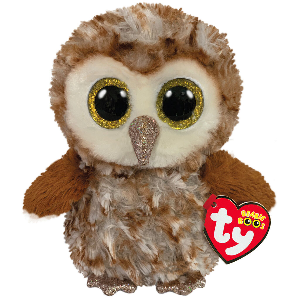 Ty Beanie Boos Percy Barn Owl Small Stuffed Animal 6 Classic