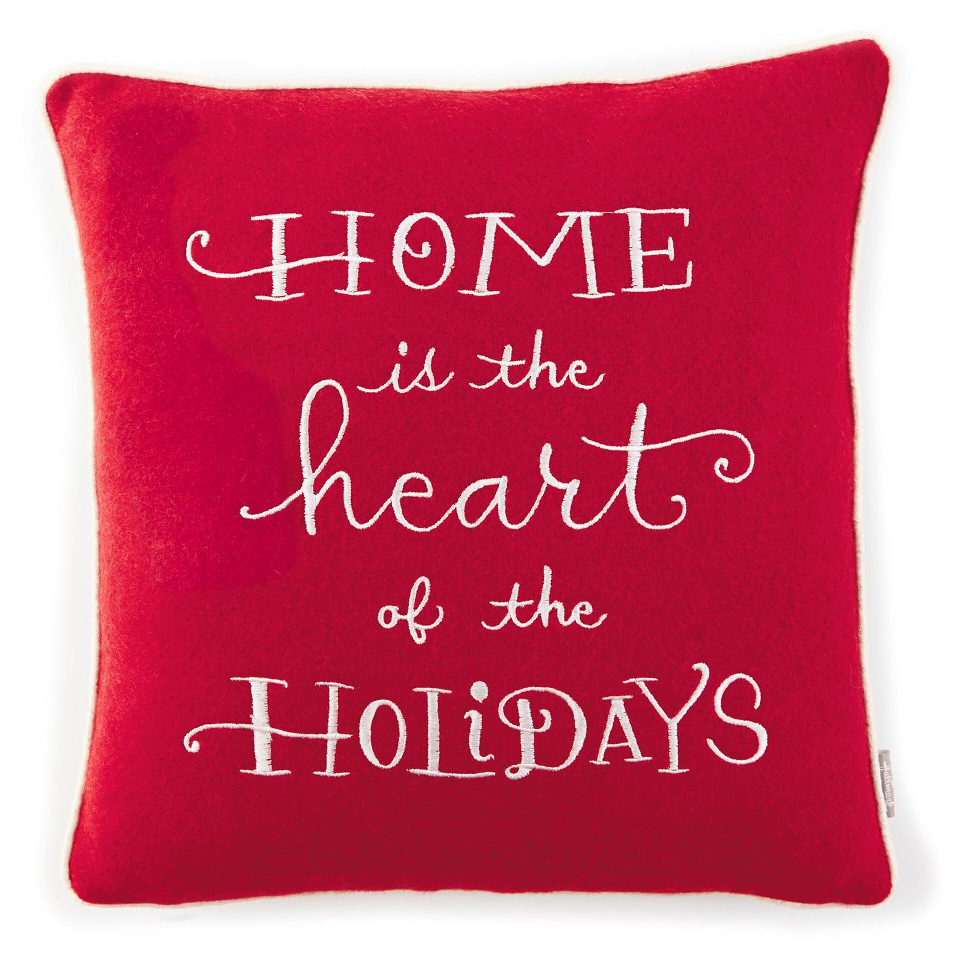 Holiday Home Pillow 14x14 Pillows & Blankets Hallmark