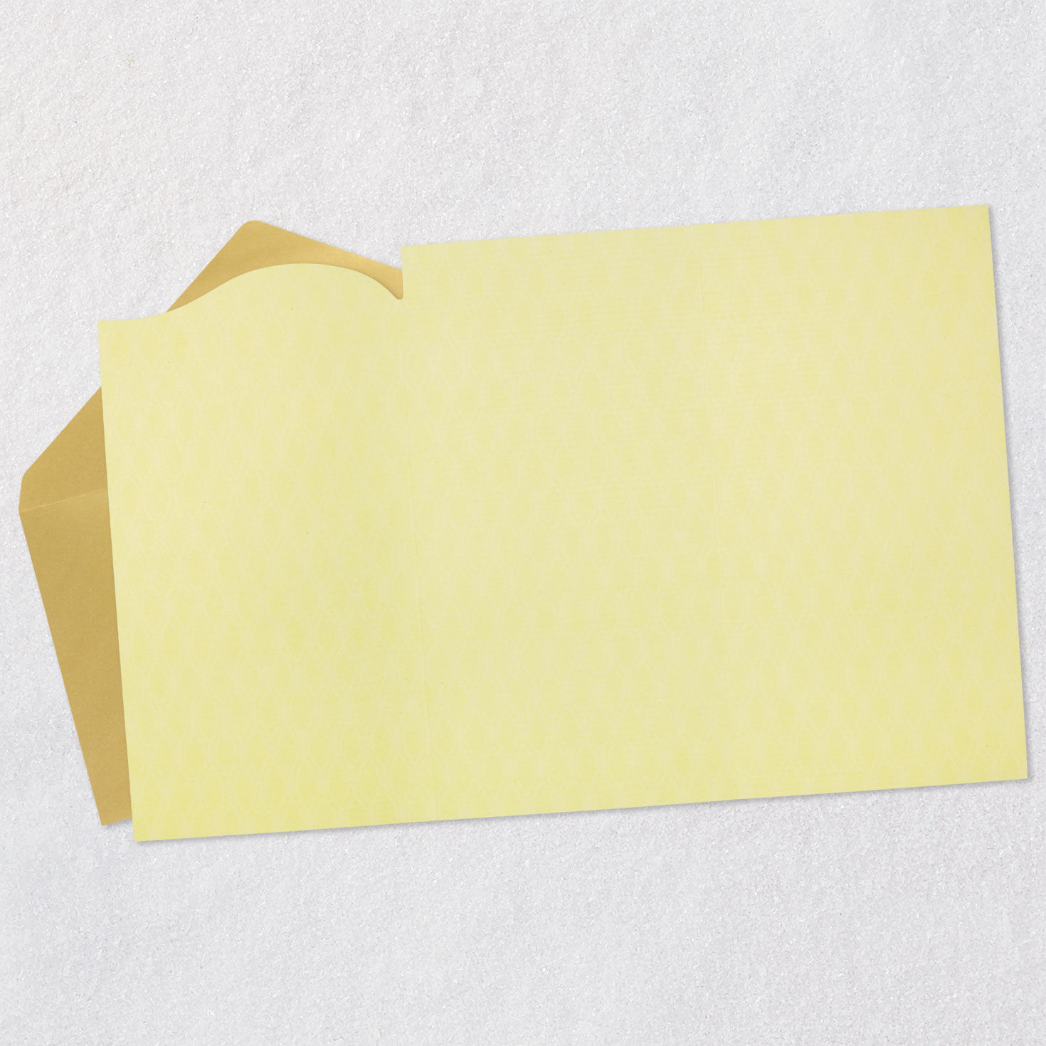 Flower Vase and Corner Illustration Birthday Card in Spanish Open card with envelope image number 4