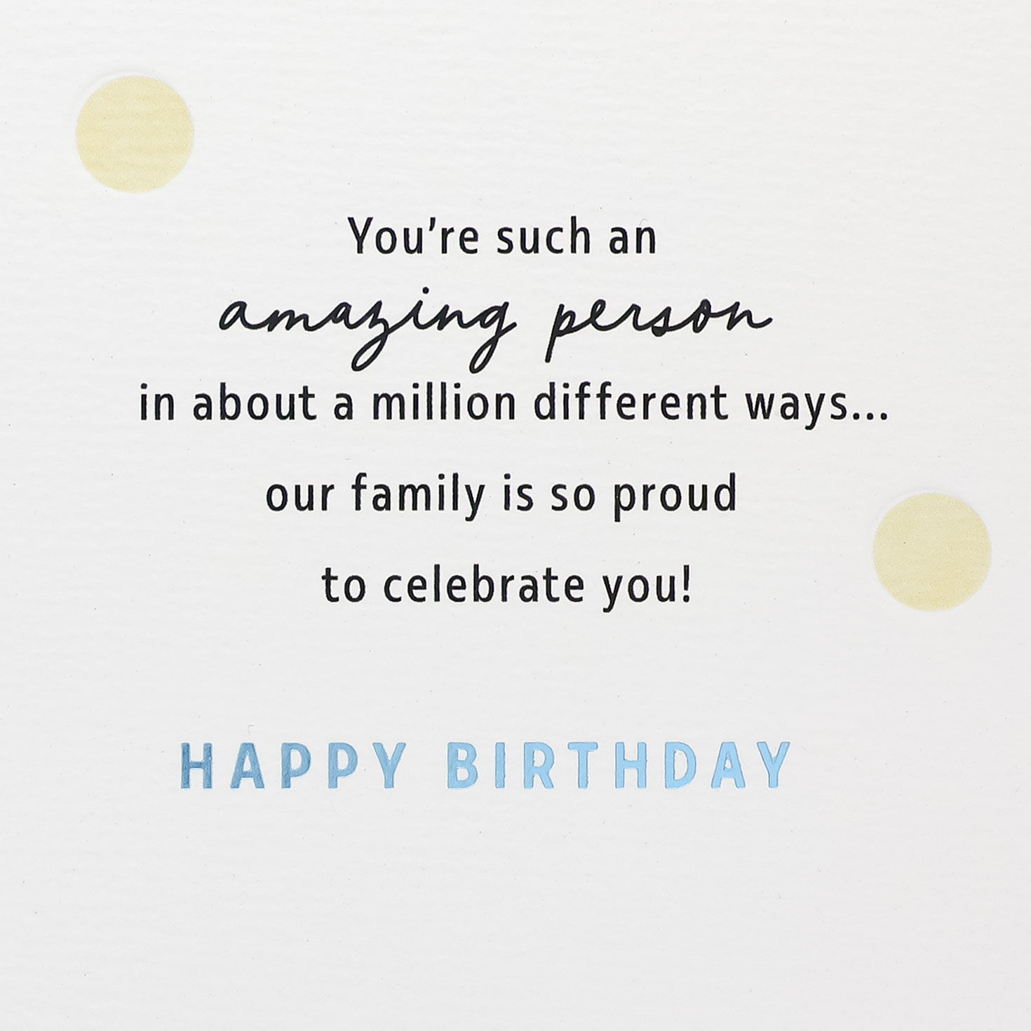 Red, Blue and Yellow Polka Dots Grandson Birthday Card Sentiment image number 2
