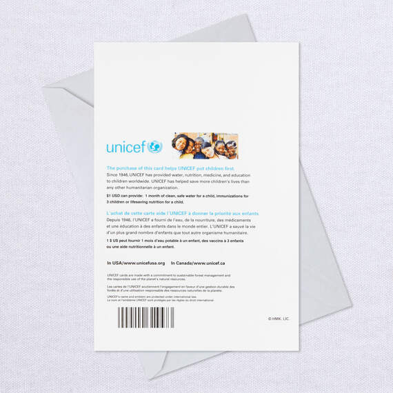 UNICEF Floral Bird Friendship Card, , large image number 7