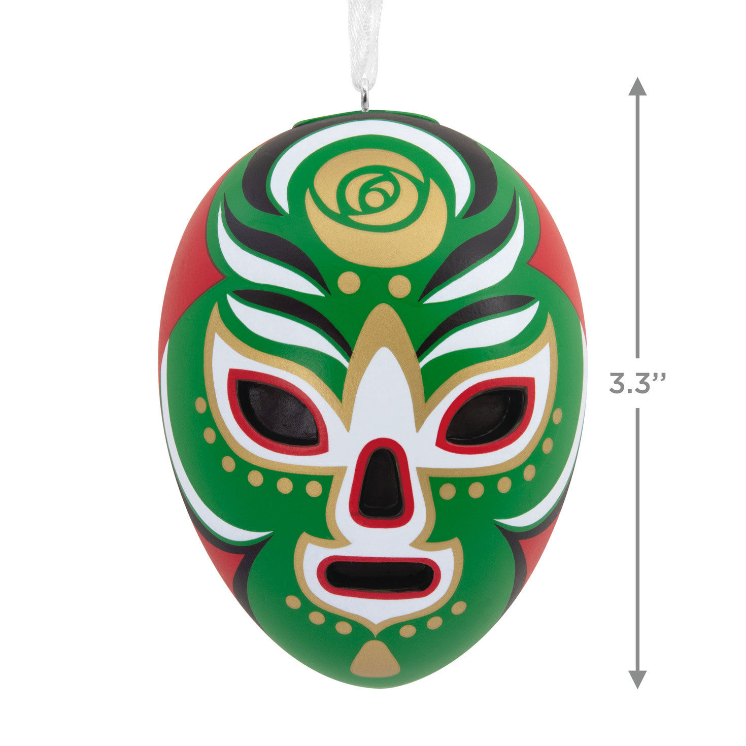 Vida Wrestler Luchador Mask Hallmark Ornament, , large image number 3