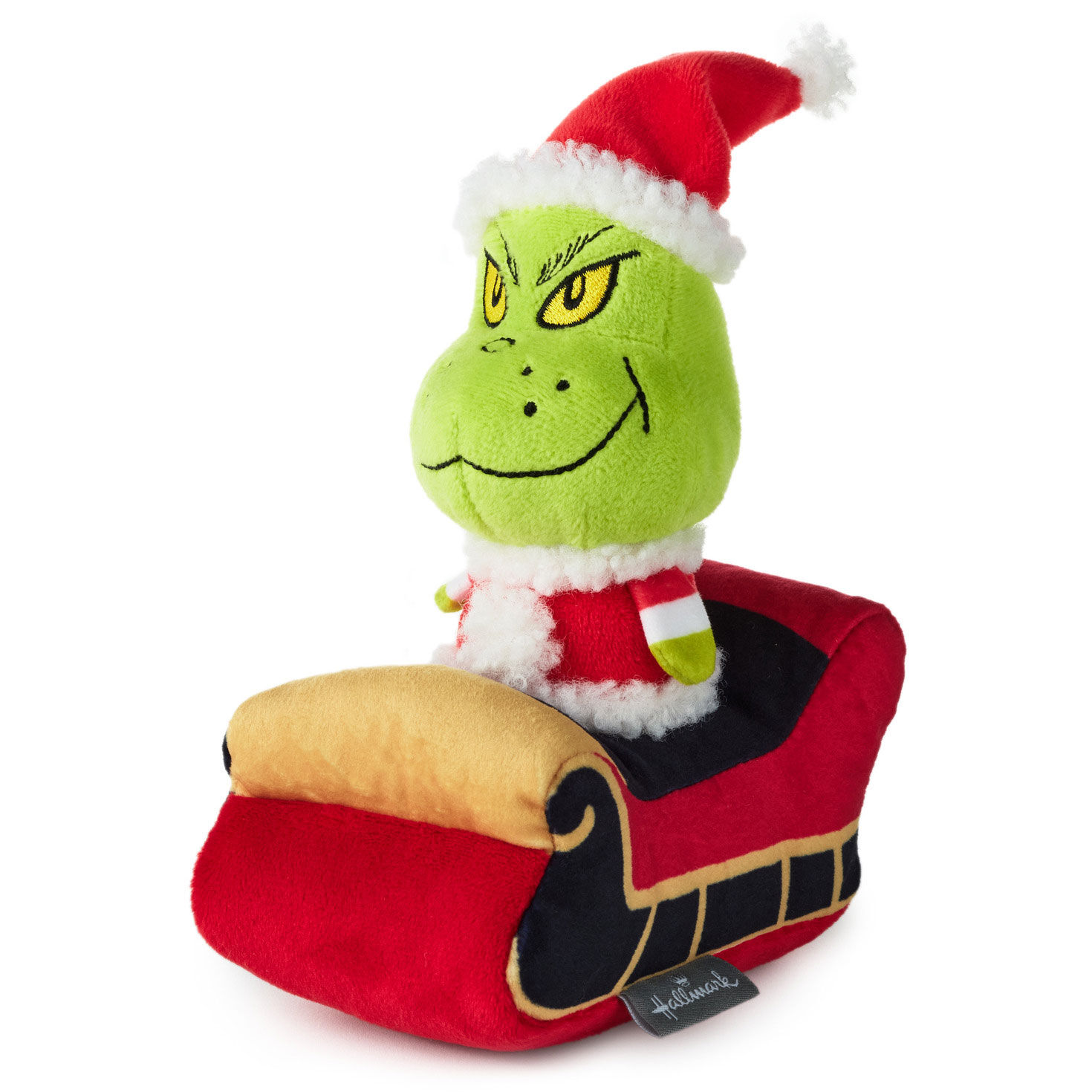 Grinch in Sleigh Plush Toy side image number 3