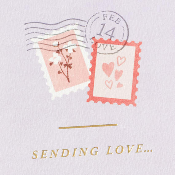 Sending Love From Here to There Valentine's Day Card, , large image number 4