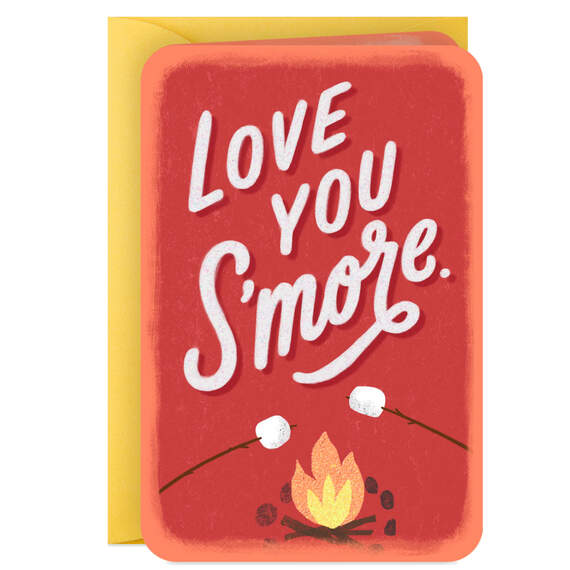3.25" Mini Love You S'more Blank Card, , large image number 2