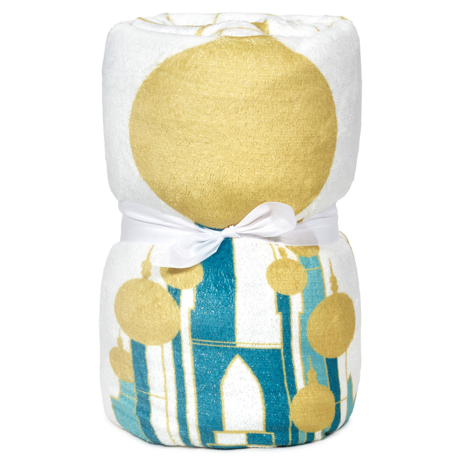 Cinderella, Ariel, Belle and Jasmine Castles Blanket rolled image number 6