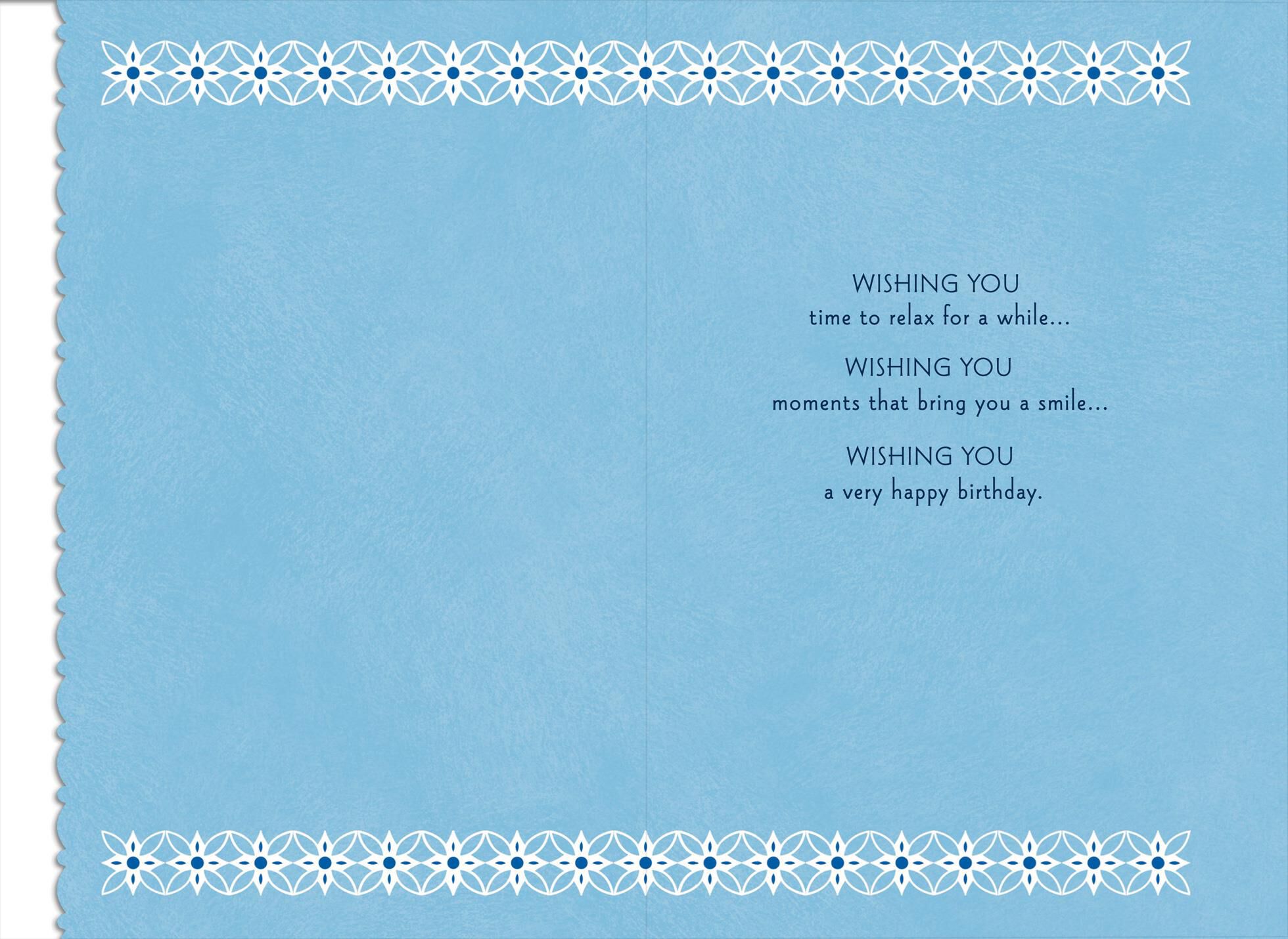 Today Is All Yours Tree Birthday Card