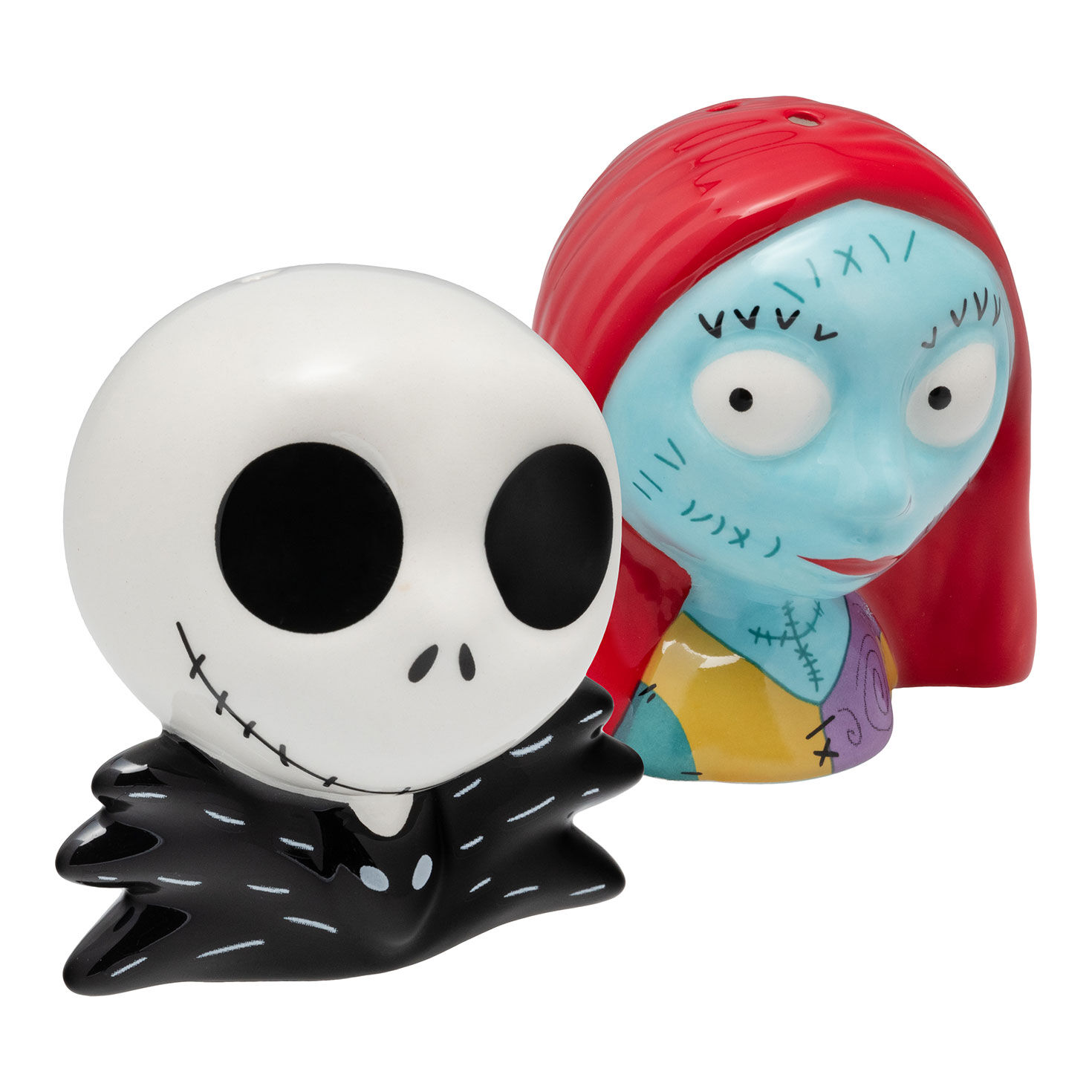Disney Jack Skellington and Sally Stoneware Salt and Pepper Set Disney Jack Skellington and Sally Stoneware Salt and Pepper Set
