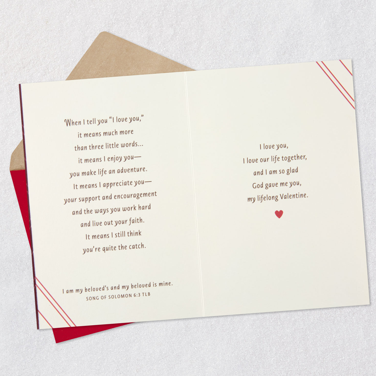 With Love and Thanks to God Religious Valentine's Day Card for Husband for only USD 7.59 | Hallmark