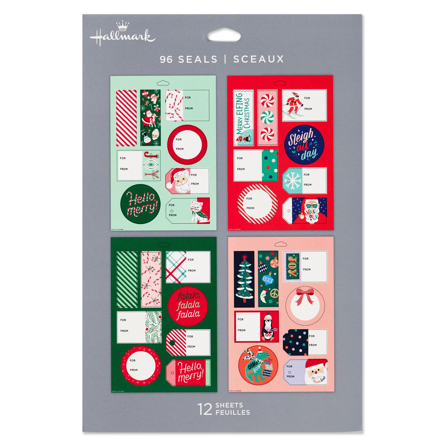 Holiday Fun Christmas Sticker Seals Gift Tags package image number 6