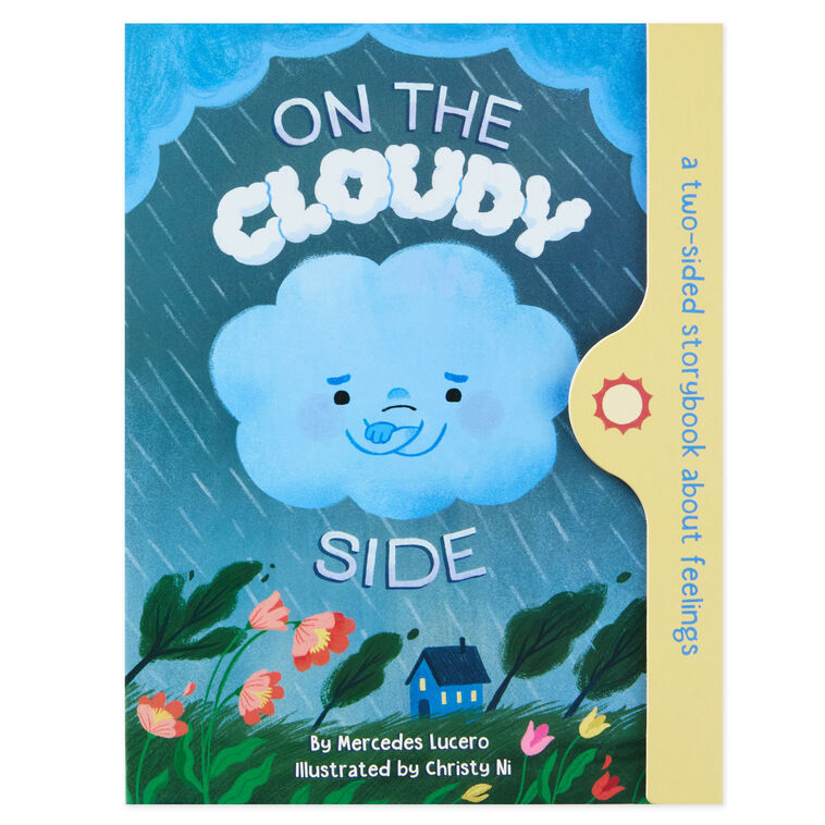 Kids' 2-Sided Sun and Cloud Storybook About Feelings Front image number 1