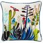 Cactus Embroidered Throw Pillow, , large image number 1