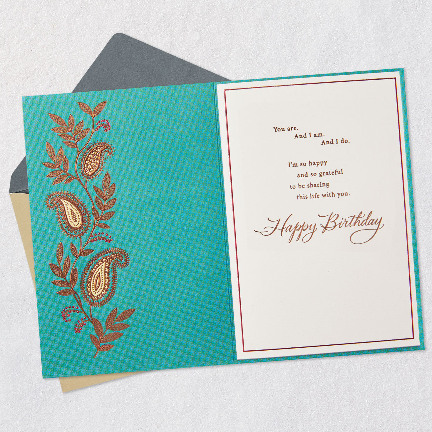 Grateful for You Birthday Card for Husband for only USD 5.99 | Hallmark