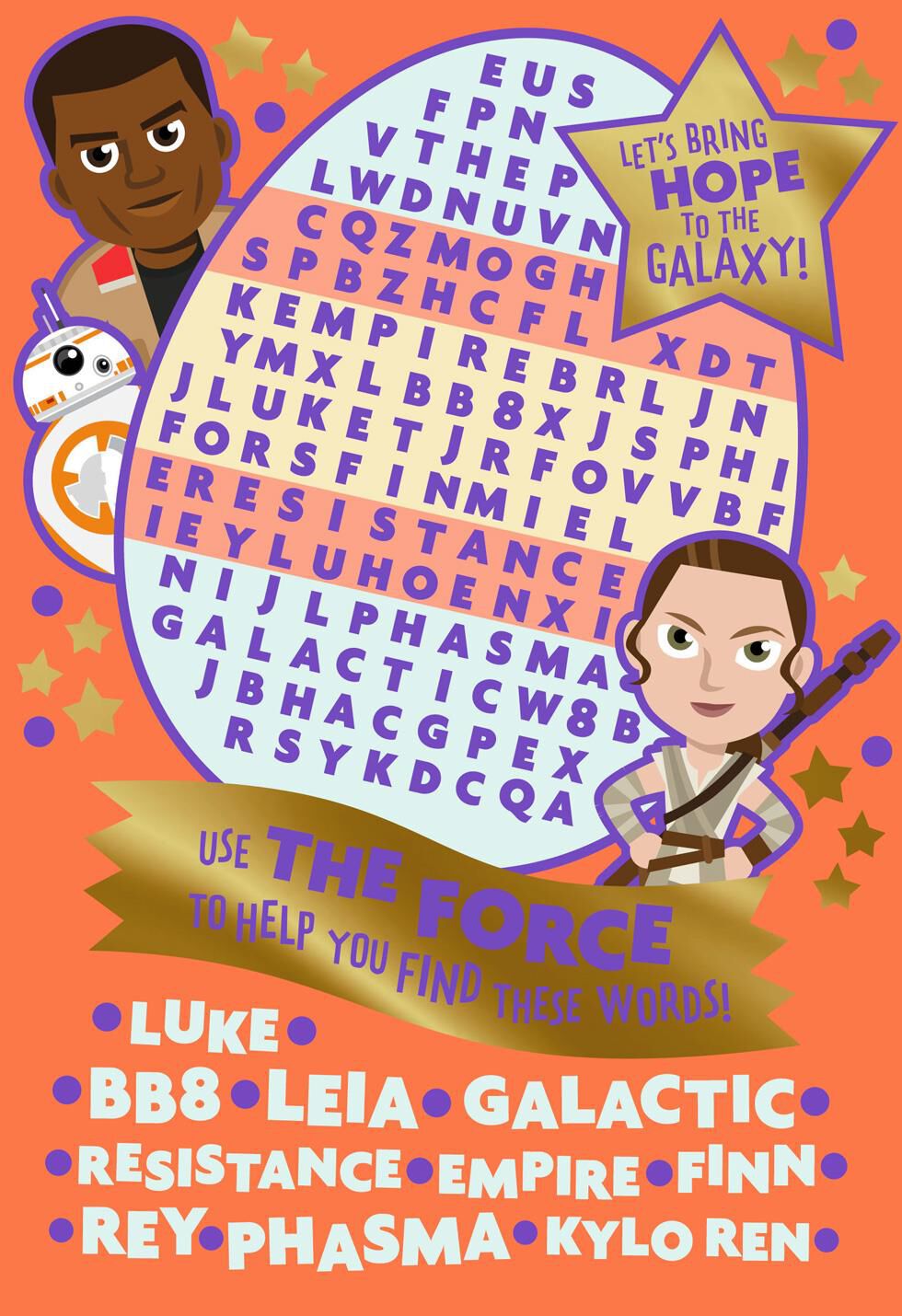 Star Wars™: The Force Awakens™ Kids Activities Easter Card