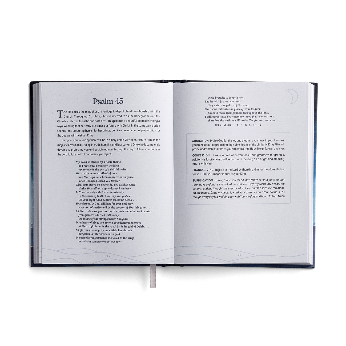 Sleep Psalms Devotions Book inside spread image number 4