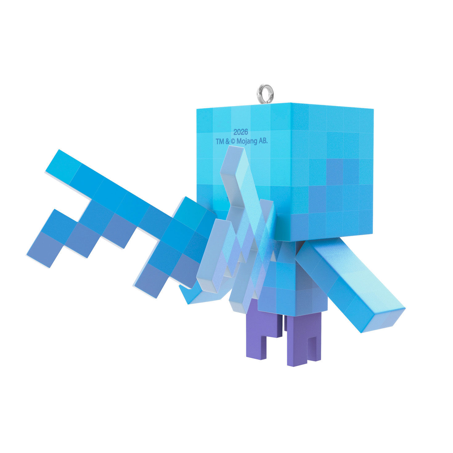 Minecraft Blue Character Keepsake Ornament Back image number 6