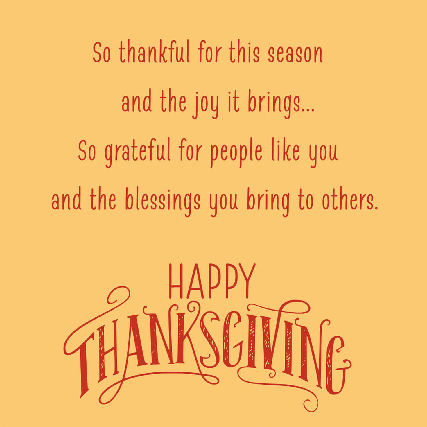 Acorns and Pumpkins Vintage Thanksgiving Card Sentiment image number 2