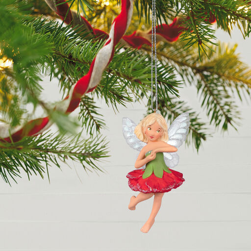 Fairy Messengers Carnation Fairy Ornament, 