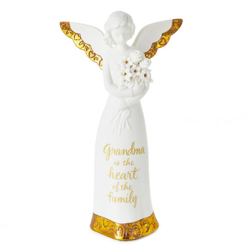 Heart of the Family Angel Figurine for Grandma, 8.5", 