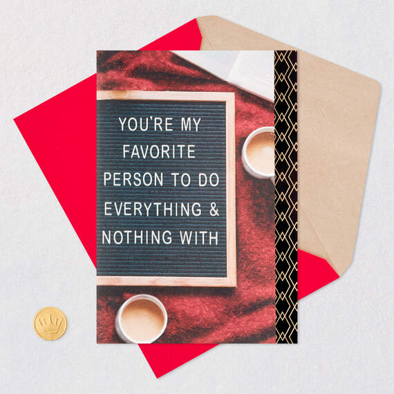 You're My Favorite Person Romantic Valentine's Day Card, , large image number 5