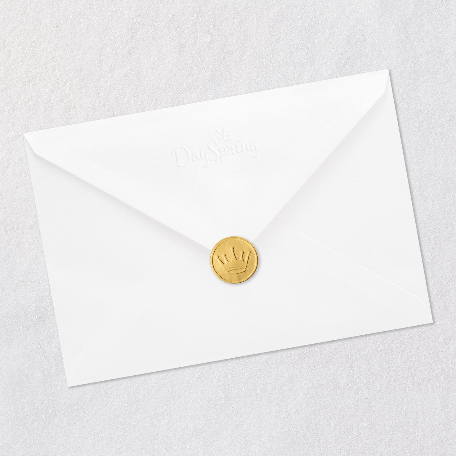 Kinkade Cottage Pastor and Wife Christmas Card Envelope Back with Seal image number 8