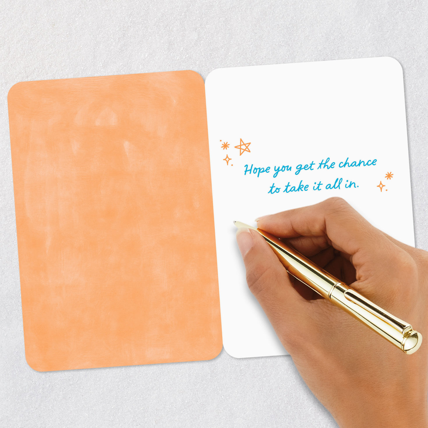 Dog With Head Out Car Window It's Your Day Card Signing card image number 6