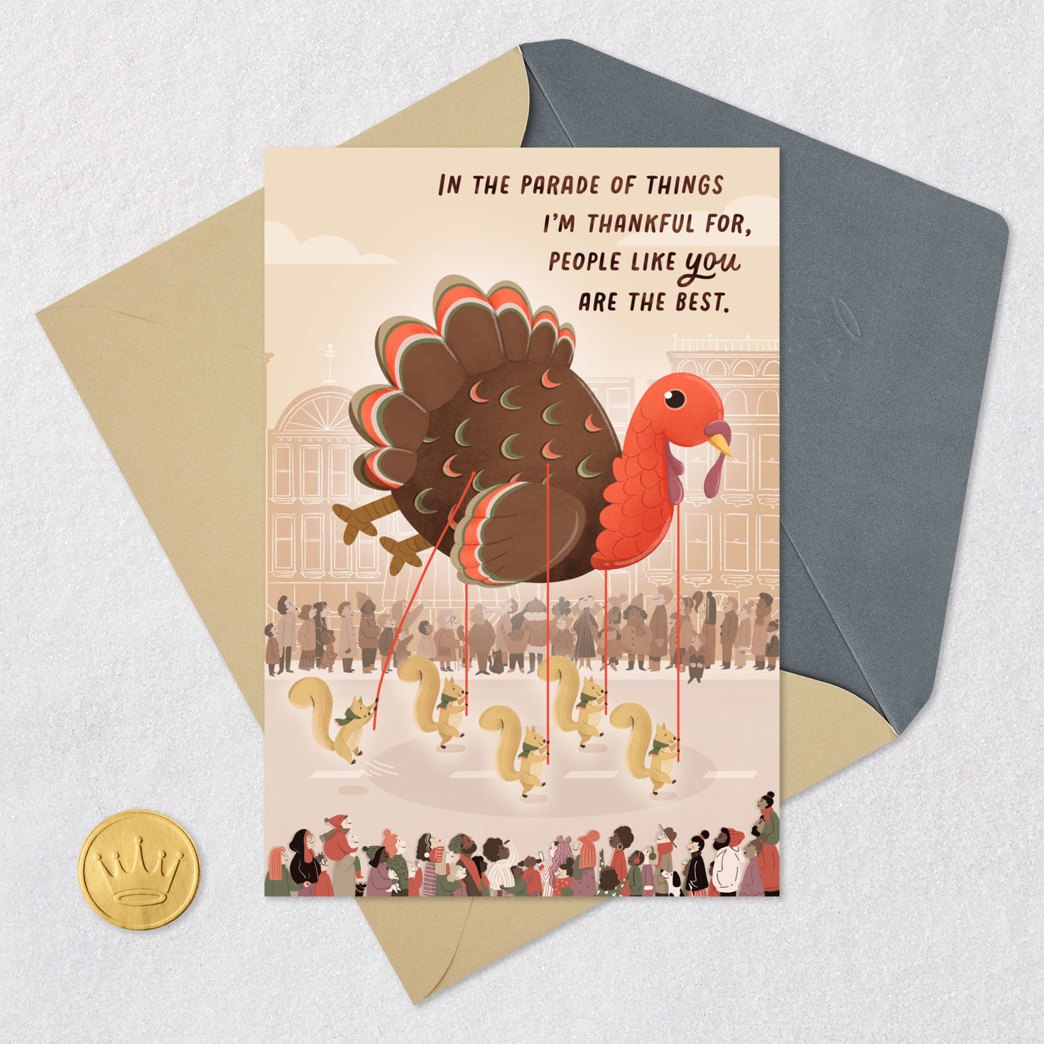 Parade of Thankfulness Thanksgiving Card for only USD 2.99 | Hallmark