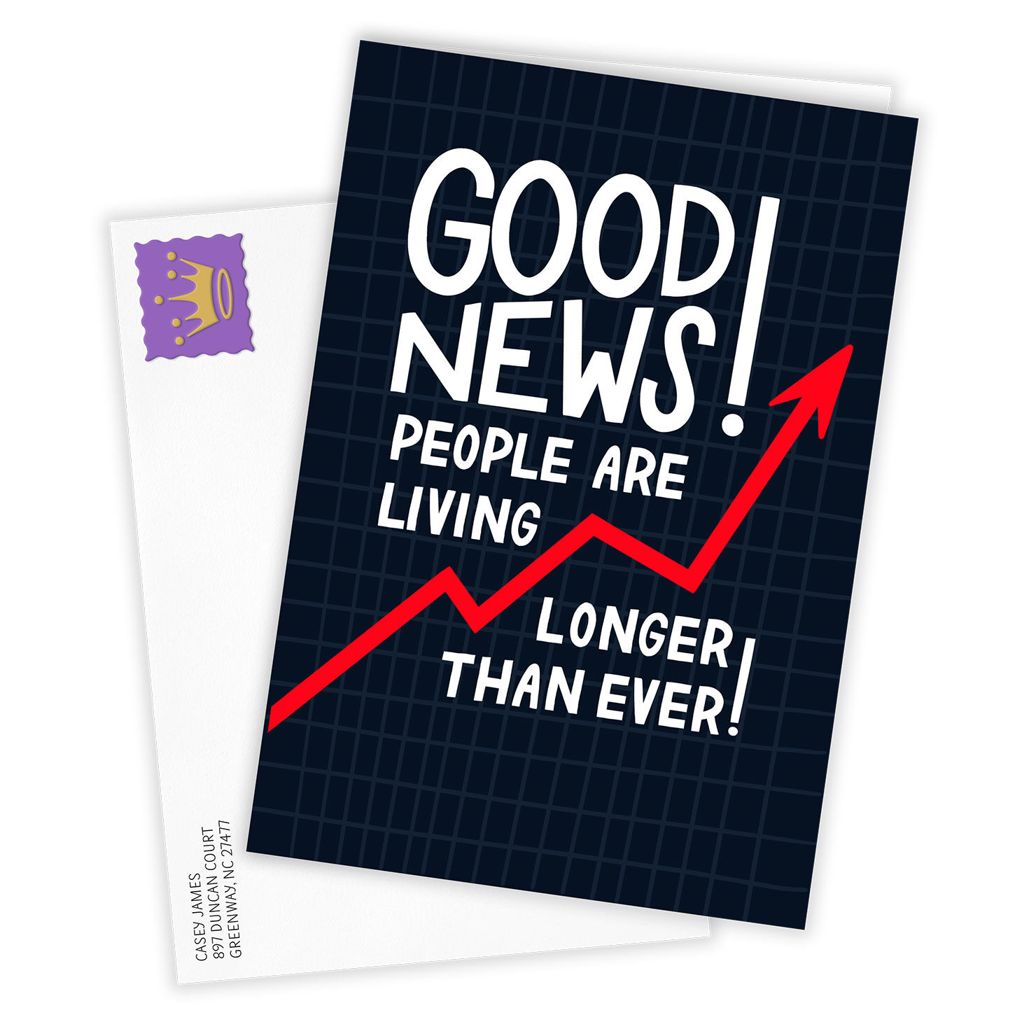 Living Longer Funny Custom Birthday Card, , large image number 2