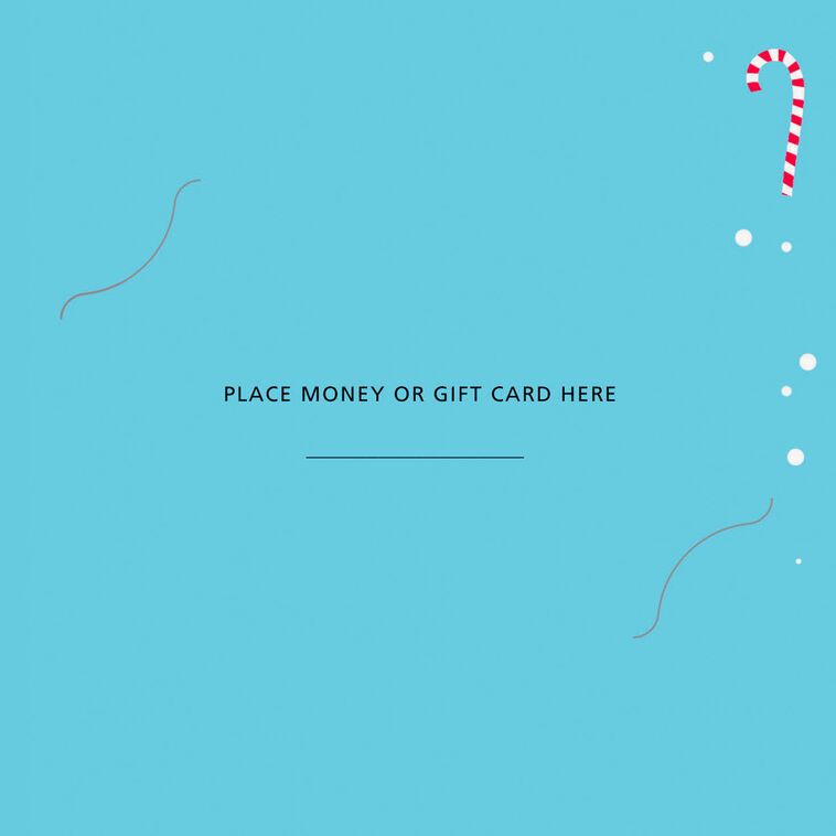 Nutcrackers Gift Card Money Holder Blue Christmas Card Sentiment image number 3