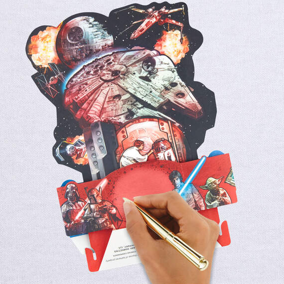 Star Wars™ Galaxy Musical 3D Pop-Up Birthday Card With Light, , large image number 7
