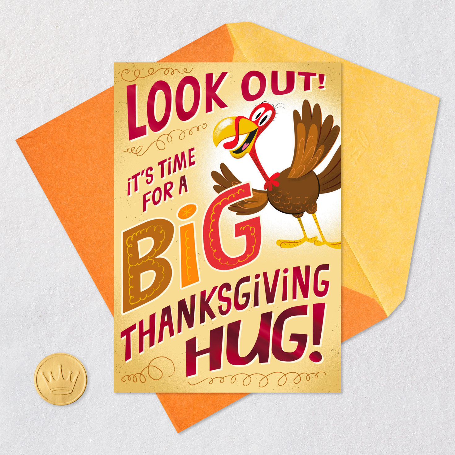 Time for a Big Hug! Thanksgiving Card for only USD 3.99 | Hallmark