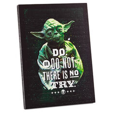 Star Wars™ Yoda™ Wood Quote Sign, 5x7 - Plaques & Signs - Hallmark
