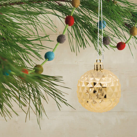 30-Piece Black, Gold, White Shatterproof Christmas Ornaments Set, , large image number 2