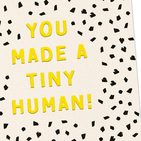 You Made a Tiny Human New Baby Card, , large image number 4