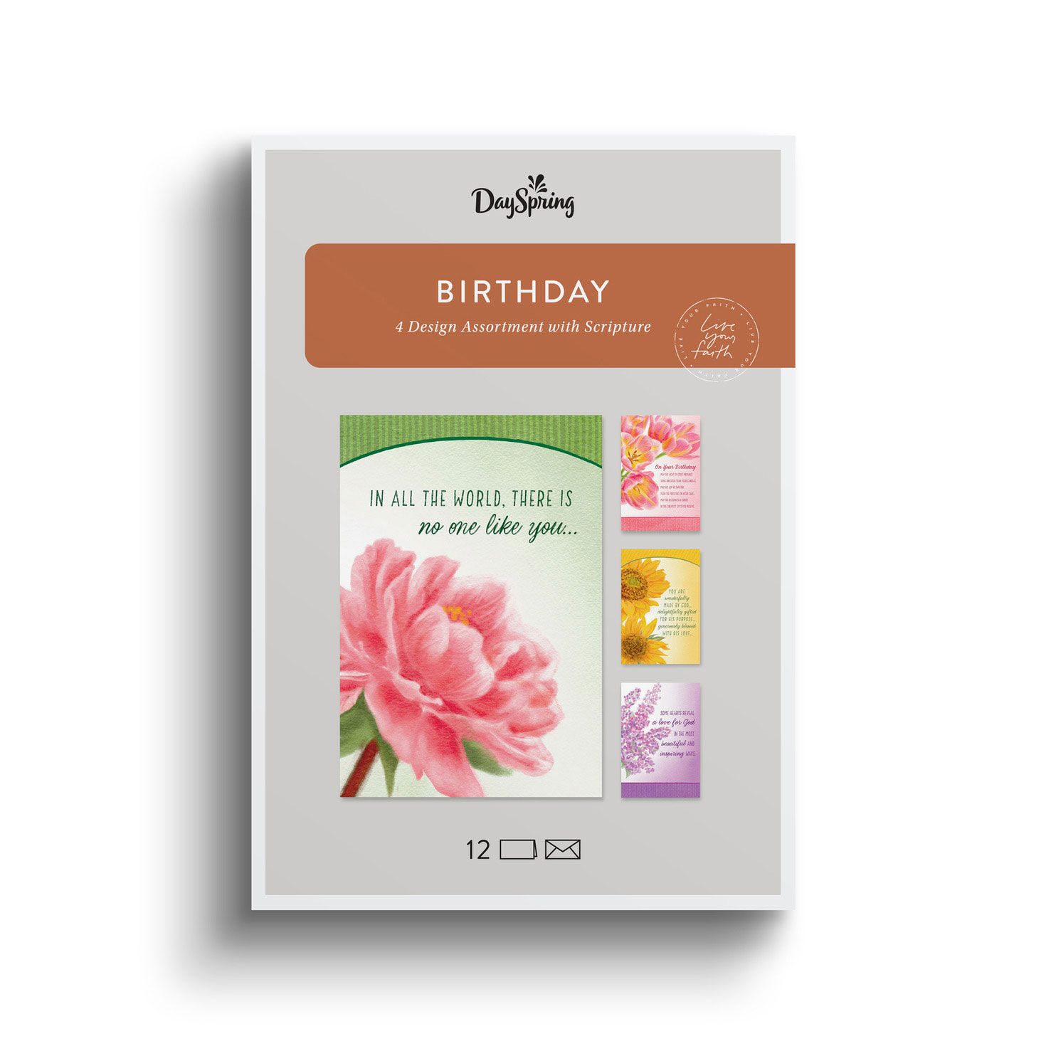Classic Floral DaySpring Birthday Cards Assortment package front image number 2
