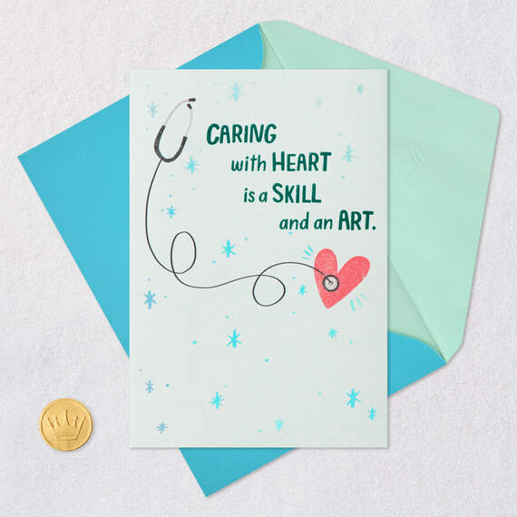 Caring With Heart Thank-You Card for Healthcare Professional, , large image number 5