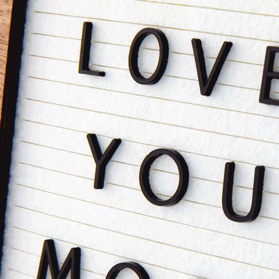 Love You More Letter Board Birthday Card, , large image number 4