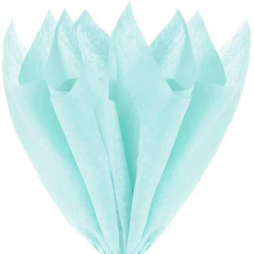 Light Blue Tissue Paper, 8 Sheets, Light Blue