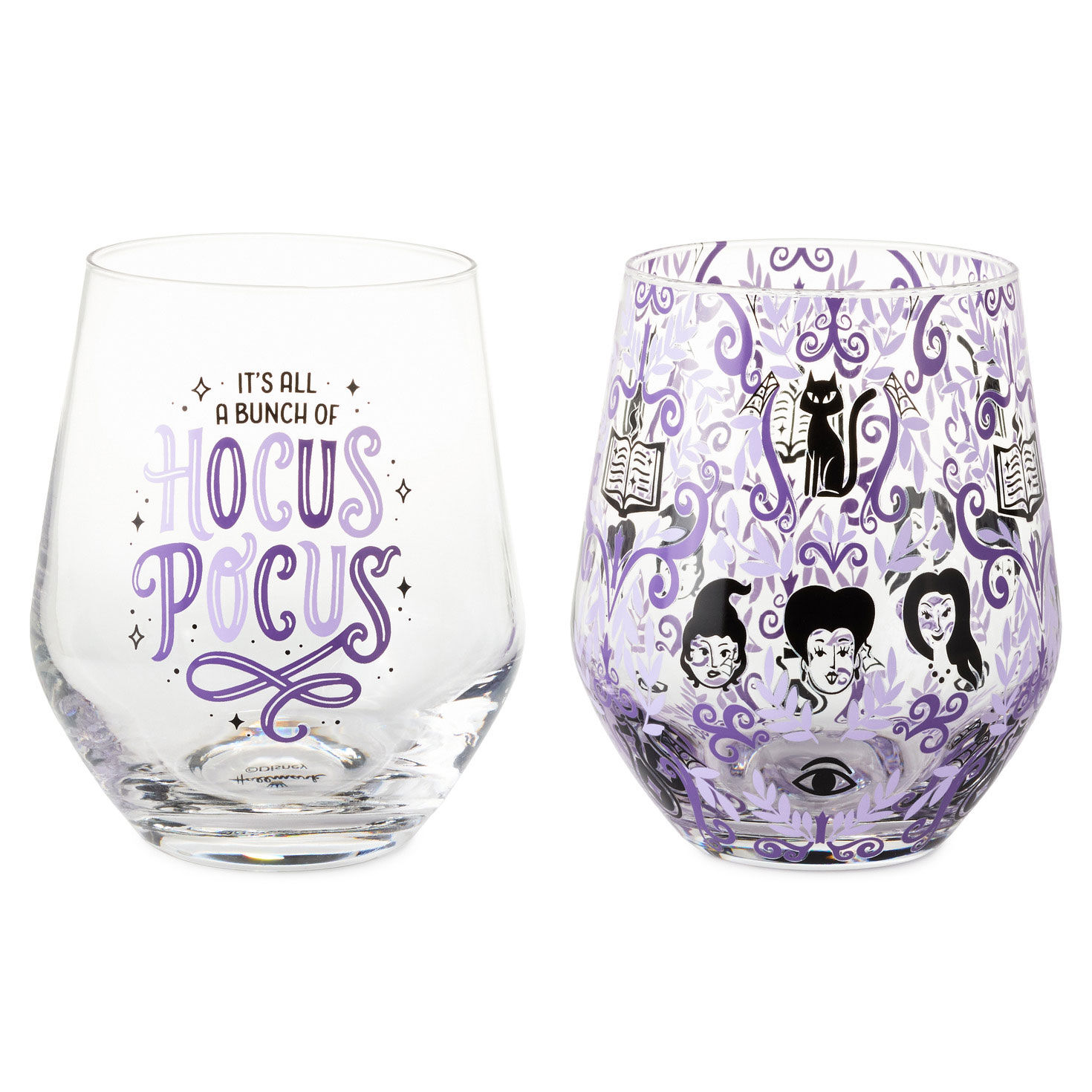 Disney Hocus Pocus Stemless Glasses, Set of 2 for only USD 18.49 | Hallmark