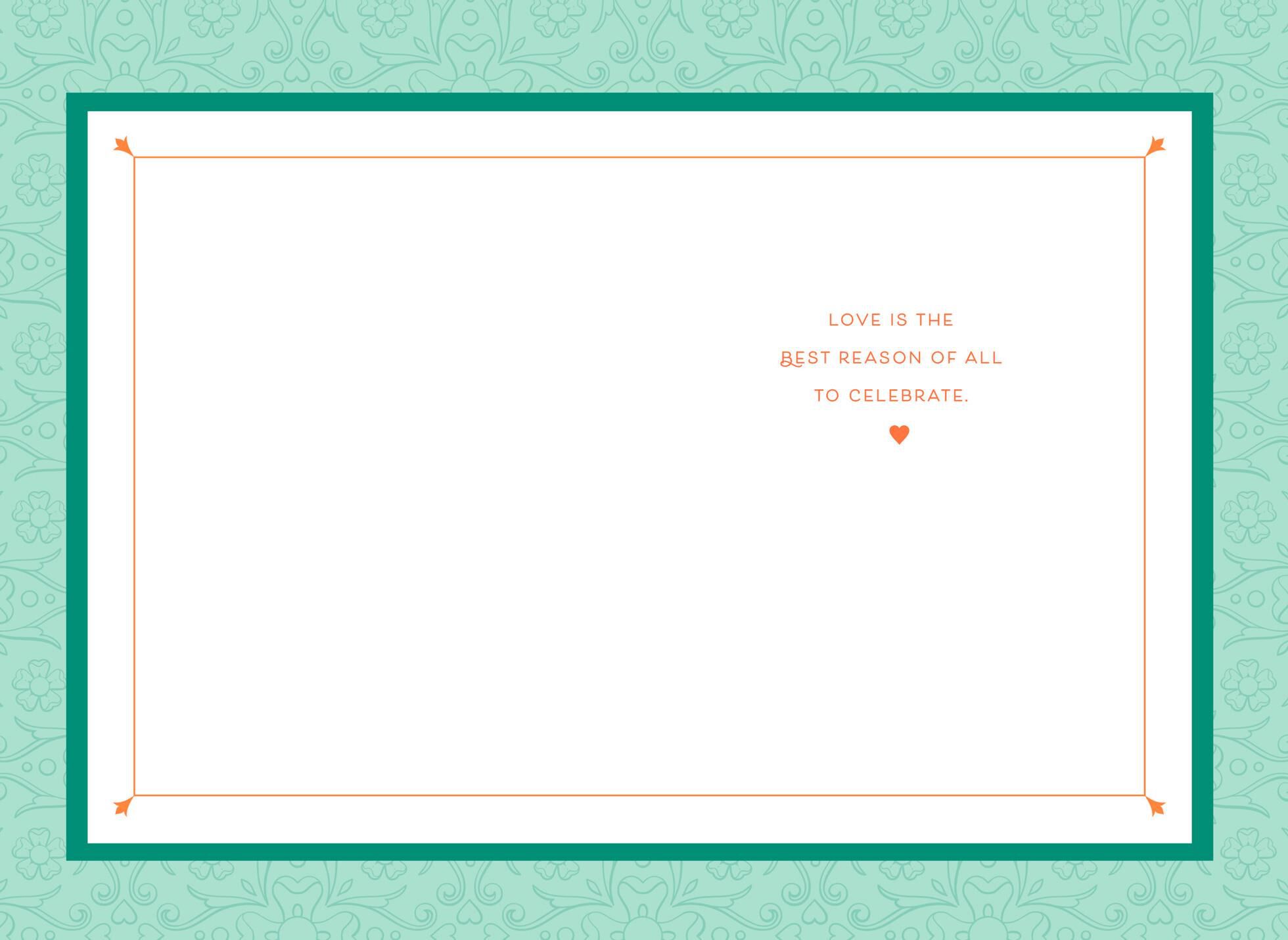 Best Reason to Celebrate Anniversary Card