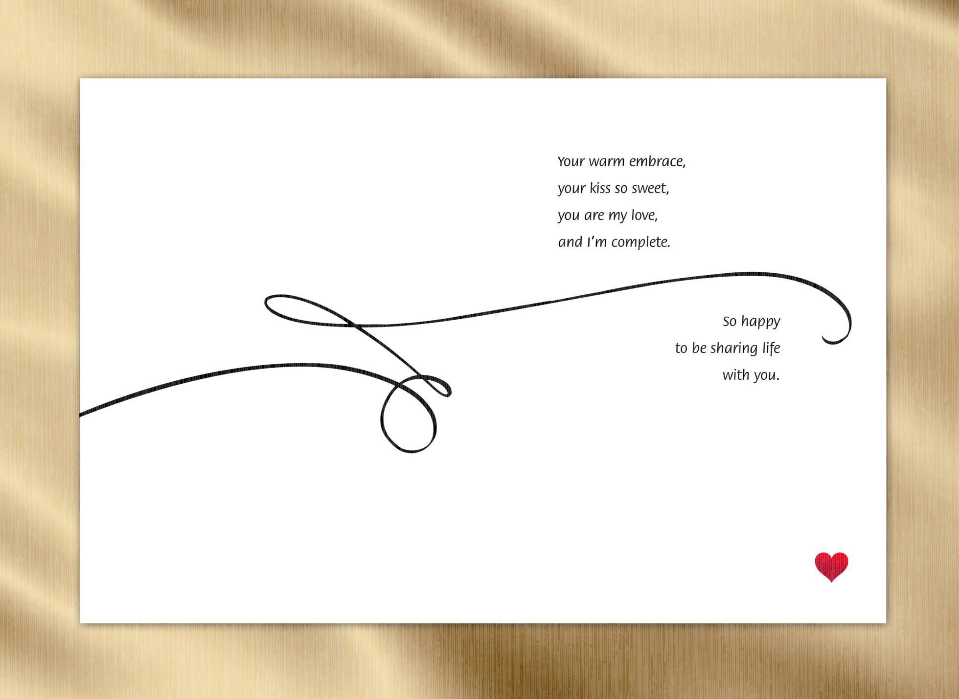 You Are My Love Romantic Valentine's Day Card