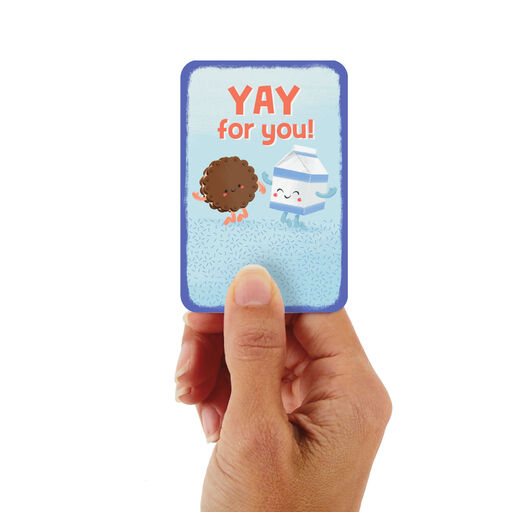3.25" Mini Yay for You Congratulations Card, 