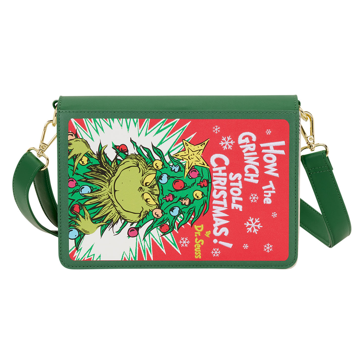 Loungefly Dr. Seuss Grinch Book Crossbody Bag for only USD 70.00 | Hallmark