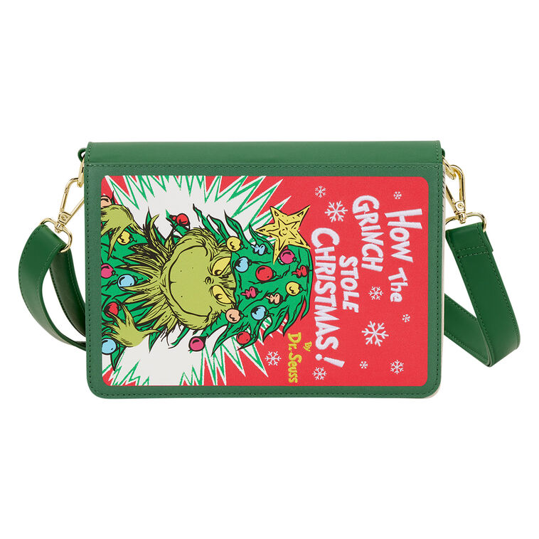 Loungefly Dr. Seuss Grinch Book Crossbody Bag