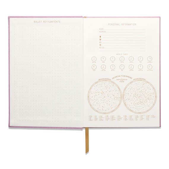 DesignWorks Ink Lilac Vegan Suede Hardcover Notebook, , large image number 2