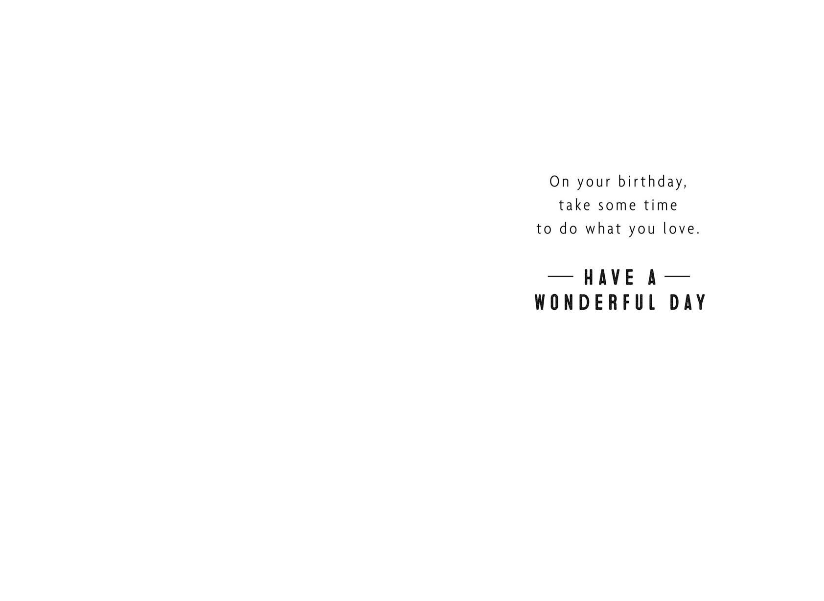 Field With Stream Today Is Your Day Birthday Card